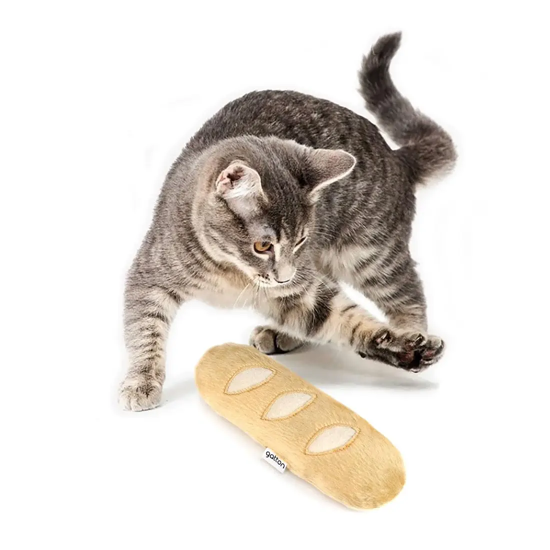 Brinquedo para Gatos Gatton, Baguete, Com Catnip | De Chutar