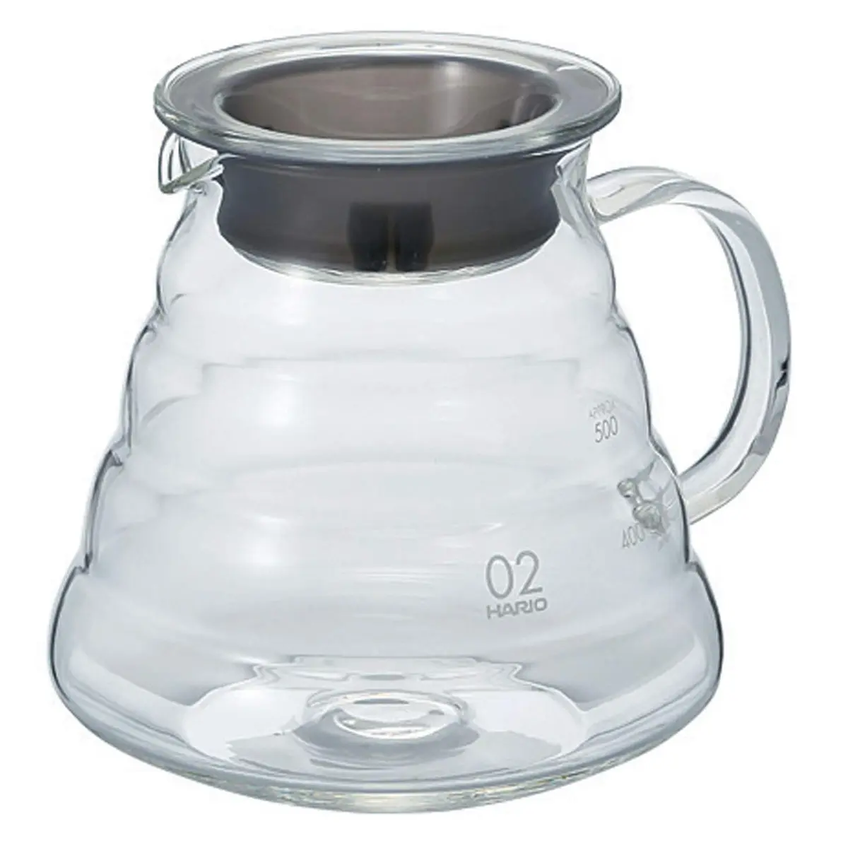 Hario Jarra de Vidro para Café Transparente 600ml Compatível V60 Original Japão