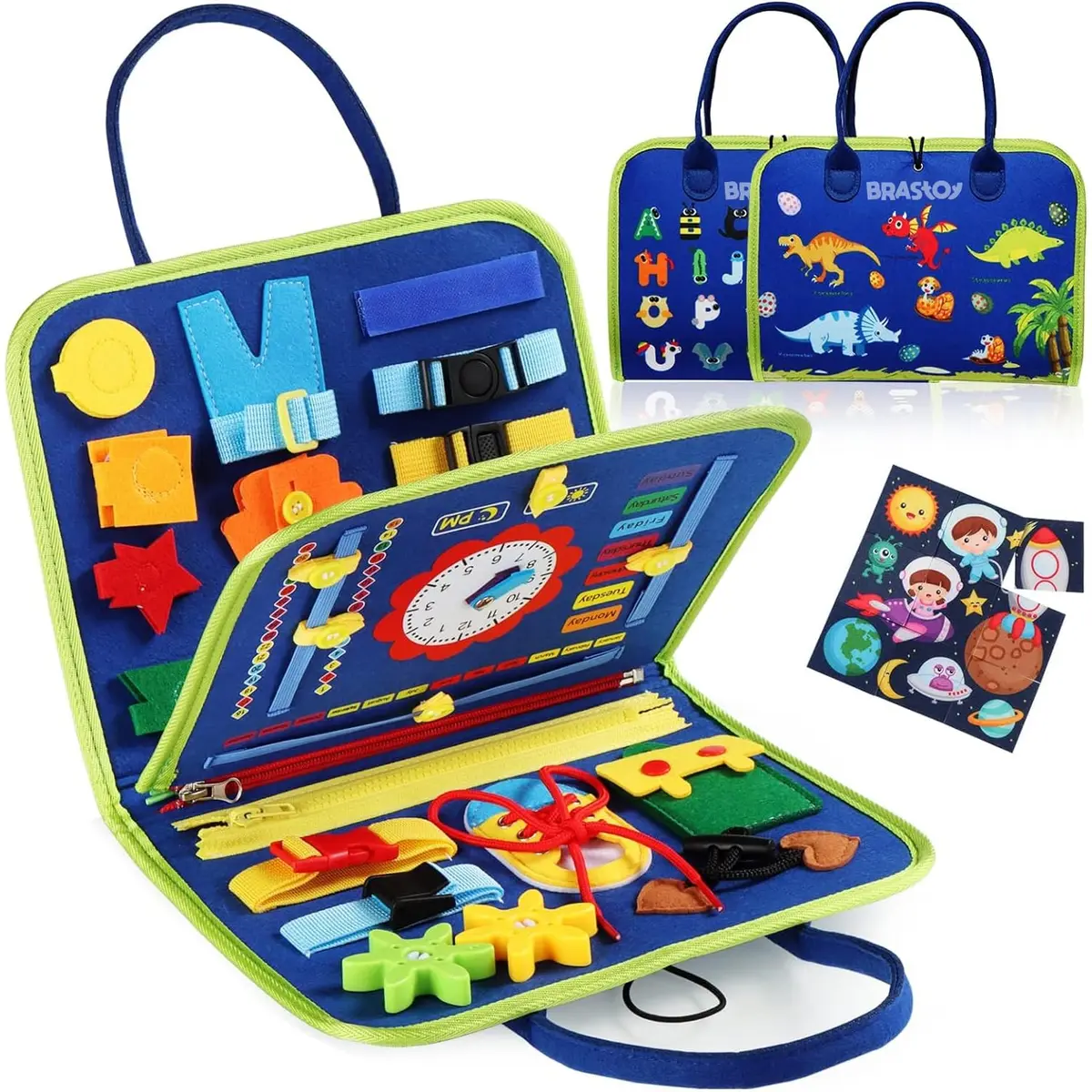 Brinquedos Montessori Sensorial, Indicado para Crianças a Partir de 3 Anos de Idade (Azul)