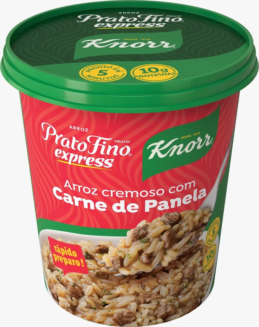 Arroz Pré-Cozido Prato Fino, Carne de Panela