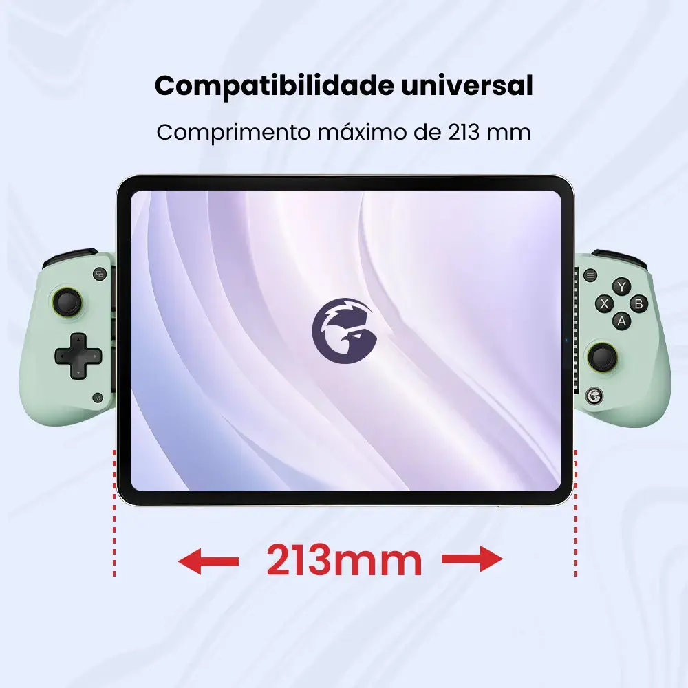 Controle Gamepad Gamesir X5 Lite Usb-c Android iPhone 15/16 Mobile Hall Effect Turbo Leve Verde thumbnail 8