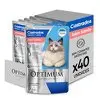 [1°Rec]Pack Ração Úmida Optimum Sachê para Gatos Adultos Castrados Sabor Salmão 85g - 40 unidadaes - 1
