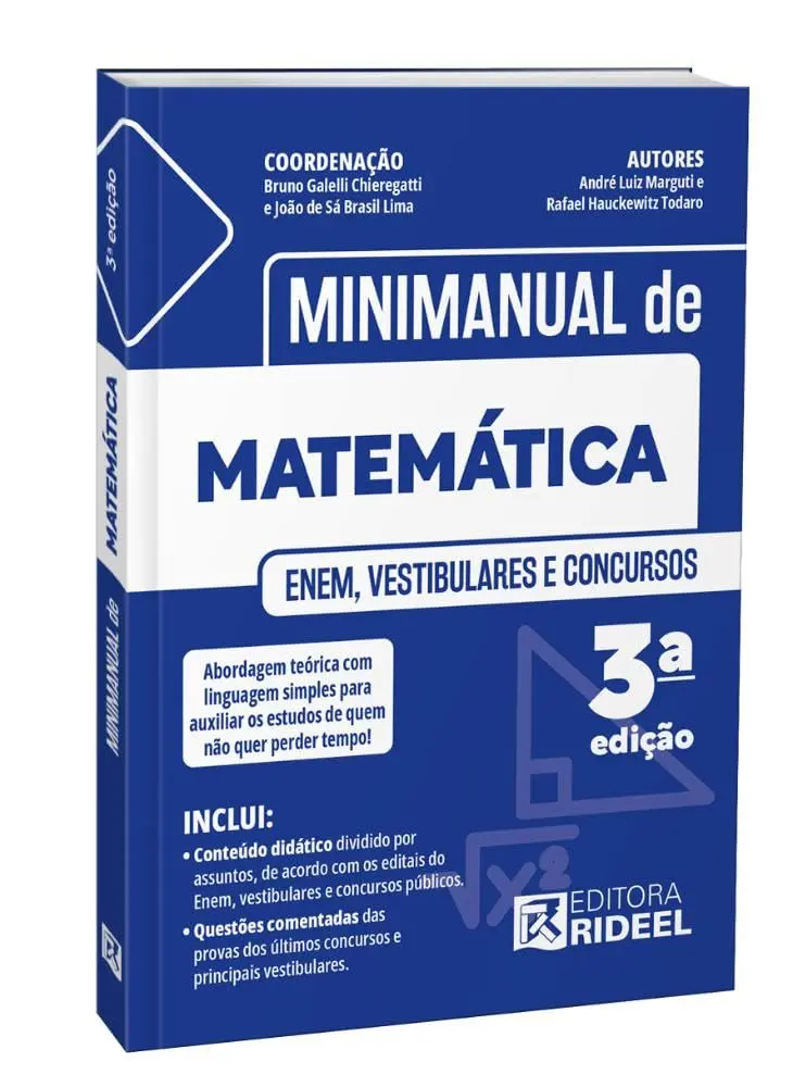 Minimanual de matemática - enem, vestibulares e concursos - 1