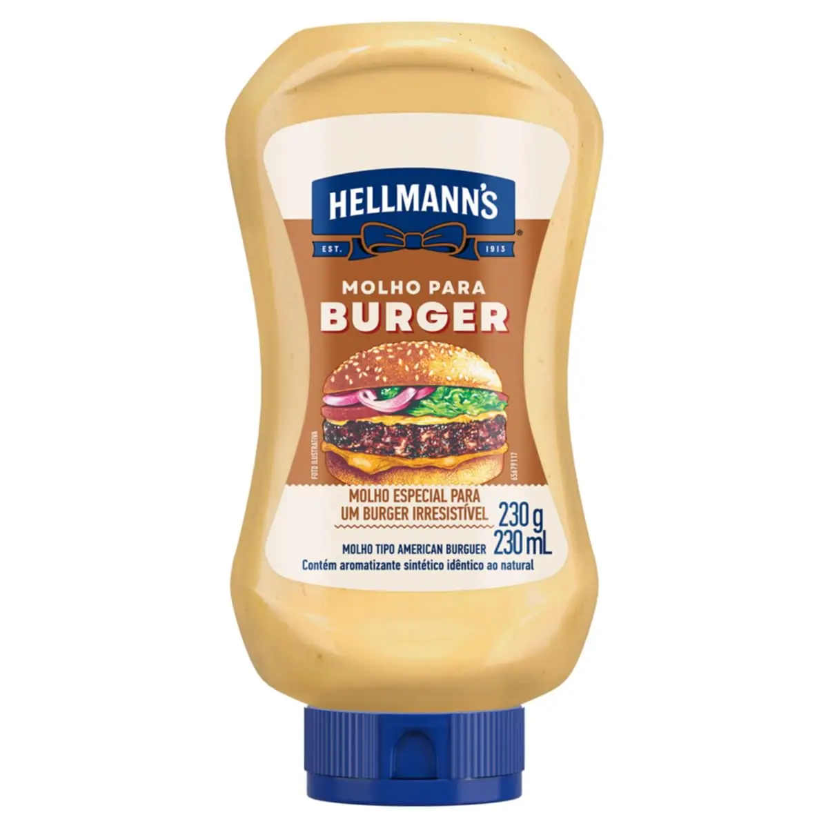 Molho para Hambúrguer Hellmann's, Sabor Original, 230g - 1