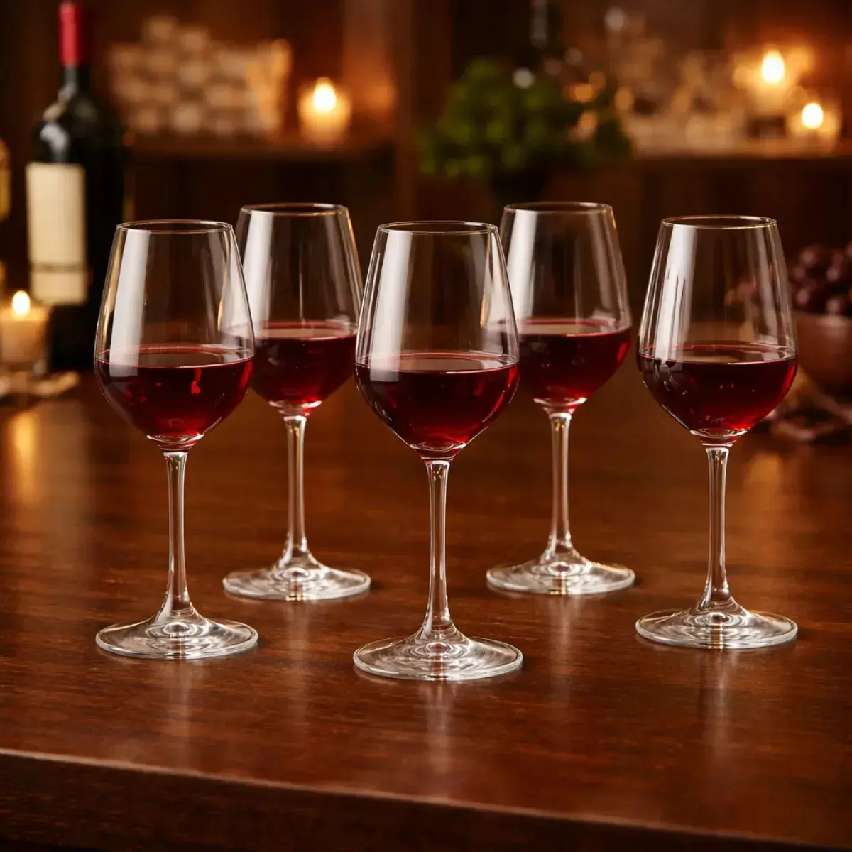 Jogo 6 Taças Cristal De Vinho Tinto Branco Titanium Gastro 580ml Pítia thumbnail 6