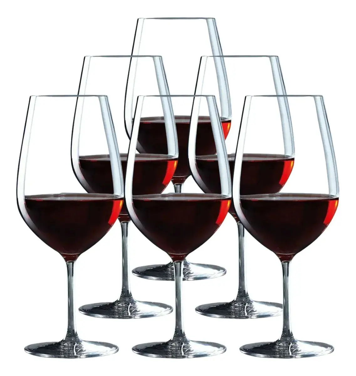 Jogo 6 Taças Cristal De Vinho Tinto Branco Titanium Gastro 580ml Pítia thumbnail 8