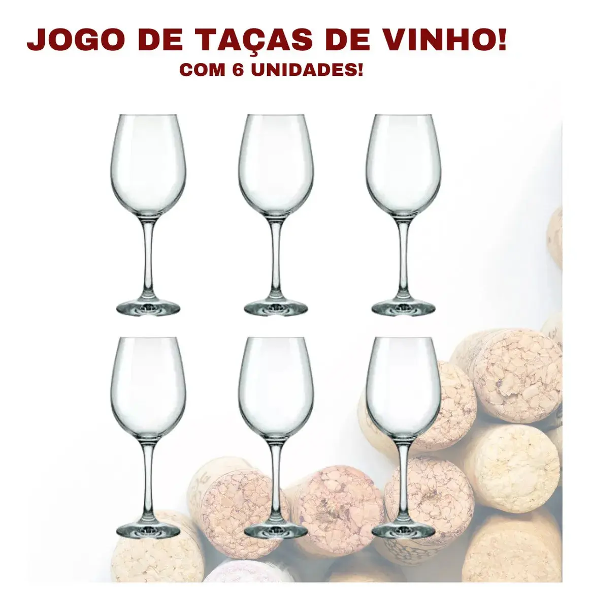 Jogo 6 Taças Cristal De Vinho Tinto Branco Titanium Gastro 580ml Pítia thumbnail 9