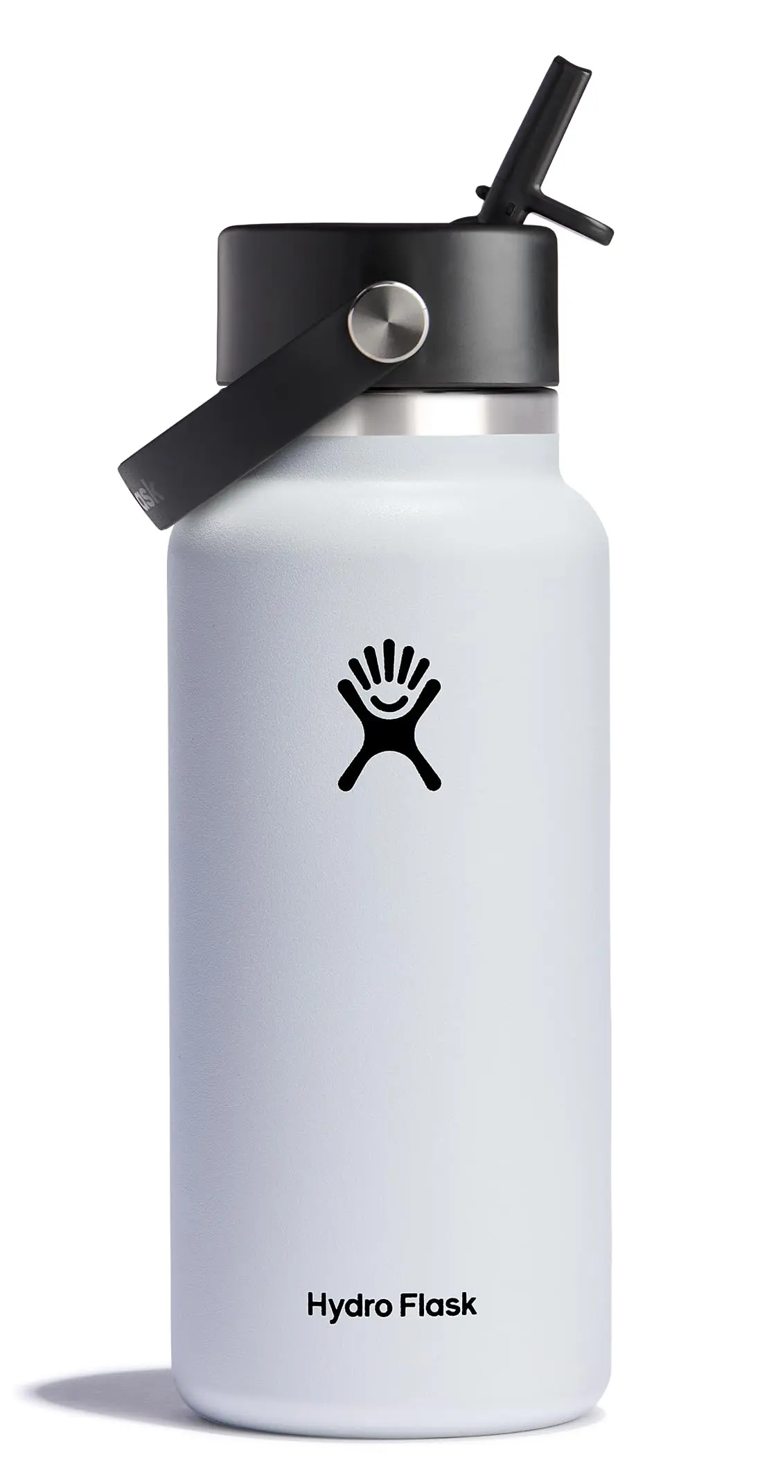 Hydro Flask Tampa de palha larga flexível branca 946 ml