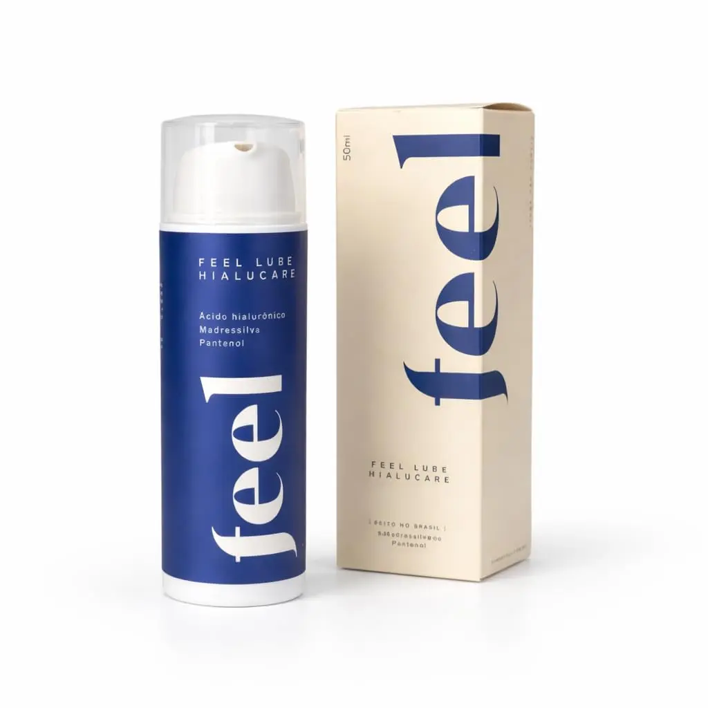 HialuCare Gel Feel 50ml Hidratação profunda, Duplo Ácido Hialurônico, Pantenol pH Equilibrado