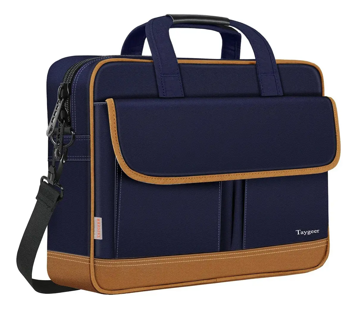 Maleta Para Notebook, Bolsa Notebook Para 15,6 Polegadas Masculina Impermeável E Acolchoada, Pasta Para Notebook Executiva Portátil Estilo Bandolera Acessórios Para Notebook Taygeer 1073 Azul