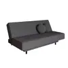 Sofá-Cama Casal 3 Lugares Jimmy Suede Grafite - 1