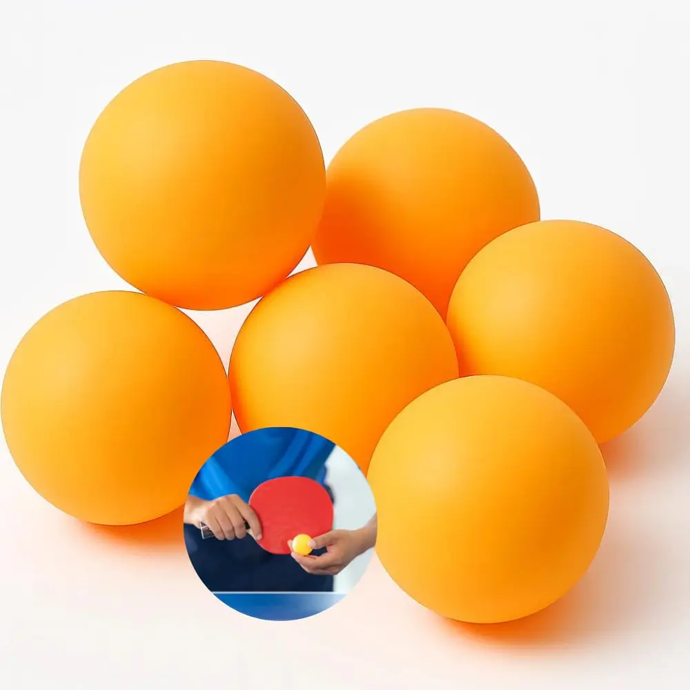 Kit 6 Bolinhas de Ping Pong - Bolas de Tênis de Mesa - Bolinhas para Ping Pong Recreativo e Treino - Bola Resistente e Leve para Tênis de Mesa - UpShop - 1
