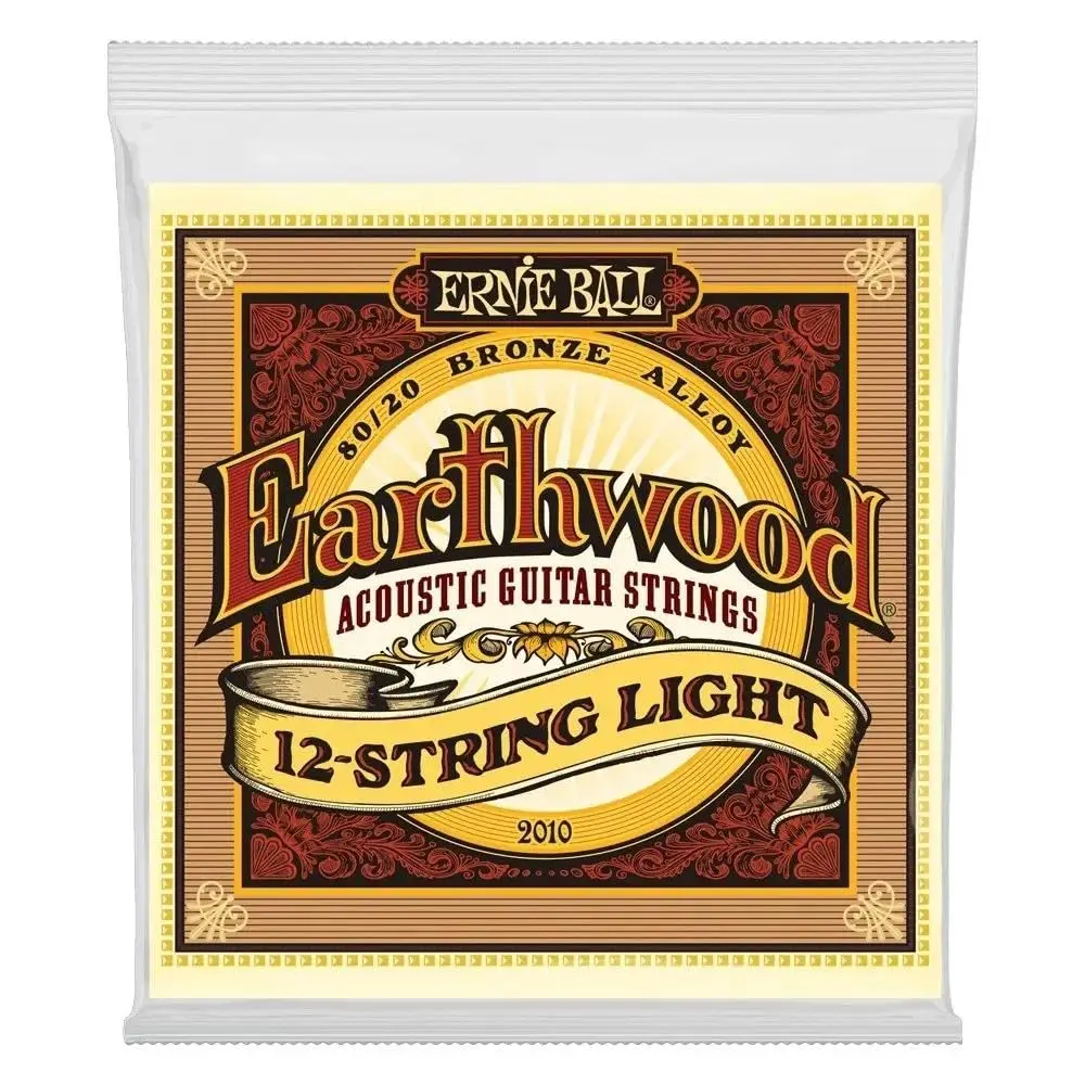 Ernie Ball Earthwood Light 12-String 80/20 Bronze Acoustic Guitar Strings - 9-46 Gauge