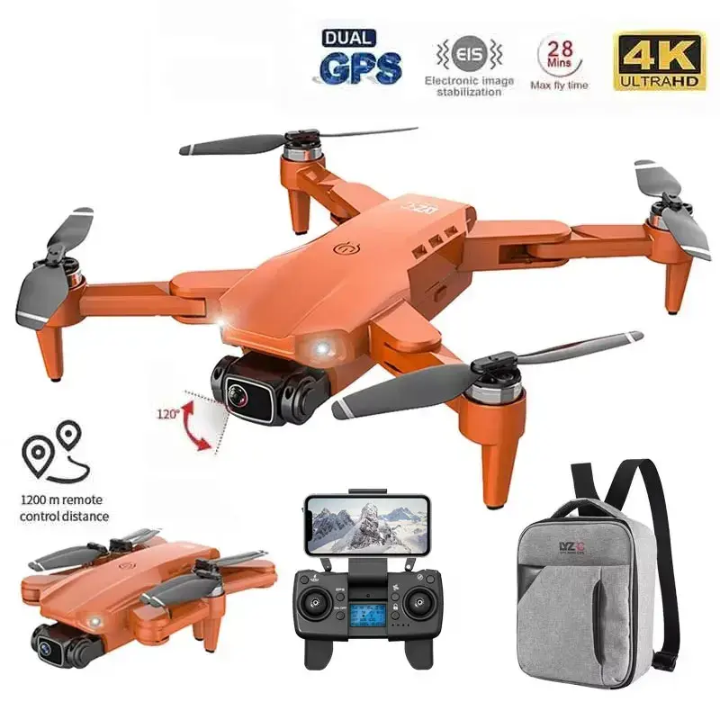 LYZRC Drone L900 Pro 4K Profissional 5G GPS HD Câmera Dupla Fotografia Brushless Dobrável Quadcopter RC Distância 1.2KM Rc Drones