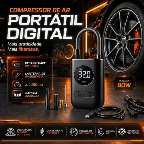 Portátil B&G Mini Compressor - 1