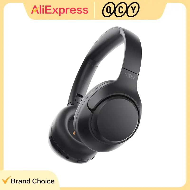 Fones de Ouvido Sem Fio QCY H3 ANC Hi-Res Audio Bluetooth 5.4 Over Ear com Cancelamento Ativo de Ruído Híbrido de 43dB e 60 Horas de Duração - 1