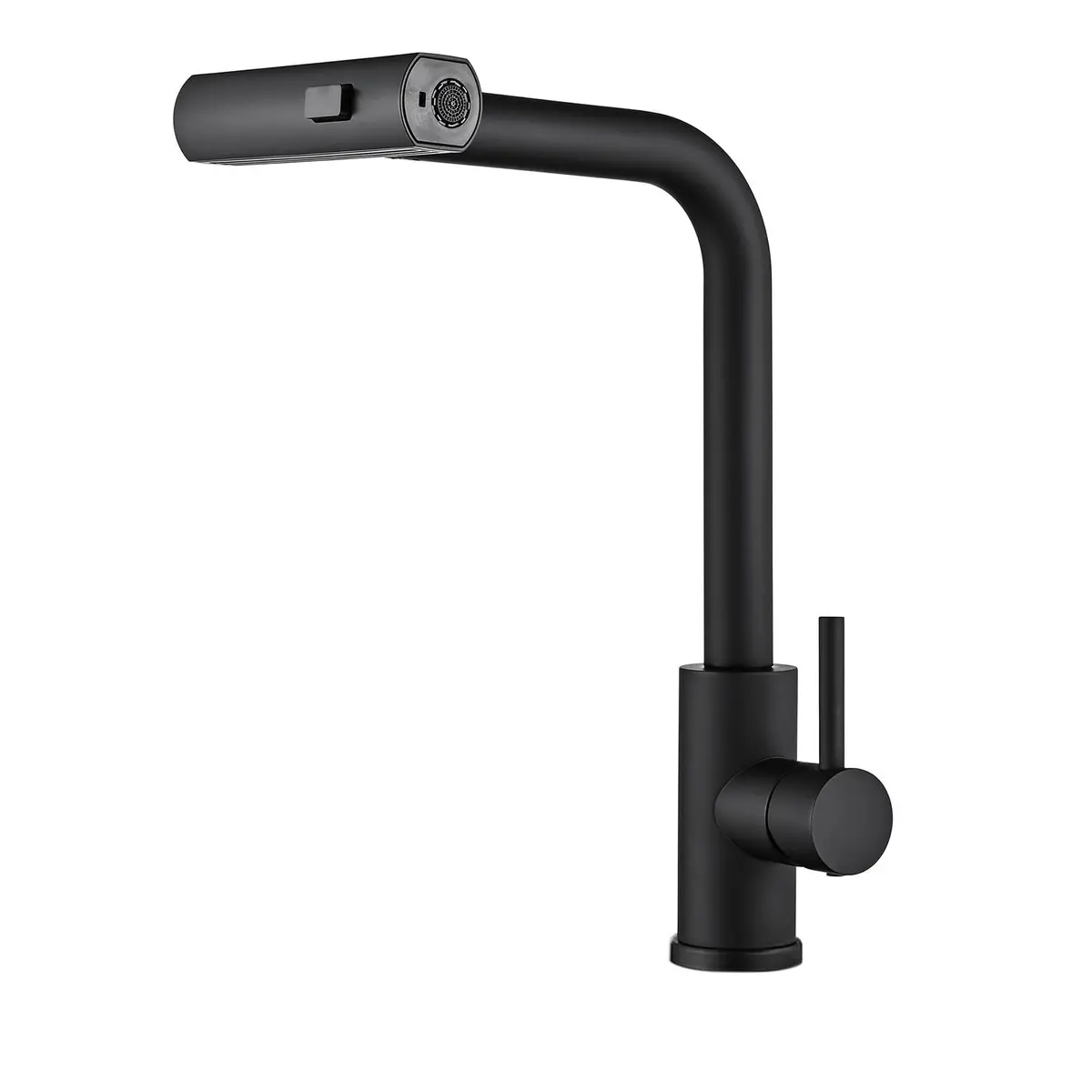 Yesop Torneira De Cozinha Gourmet Inox Escovado Cor Preto