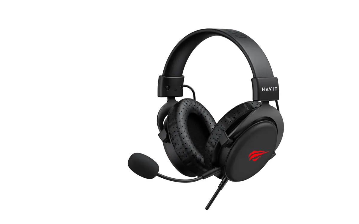 Fone De Ouvido Gamer Headset Havit H2015D Pc/Xbox/Ps4/Ps5 All Black