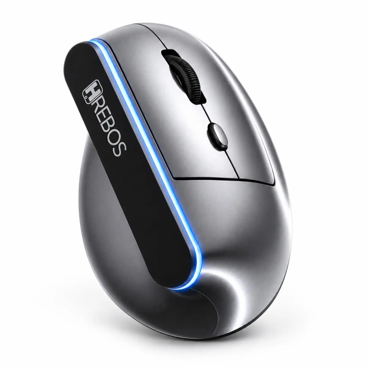 Mouse Vertical Ergonomico Bluetooth Sem Fio Recarregavel 6 Botoes 1600Dpi | Ergonômico - 1