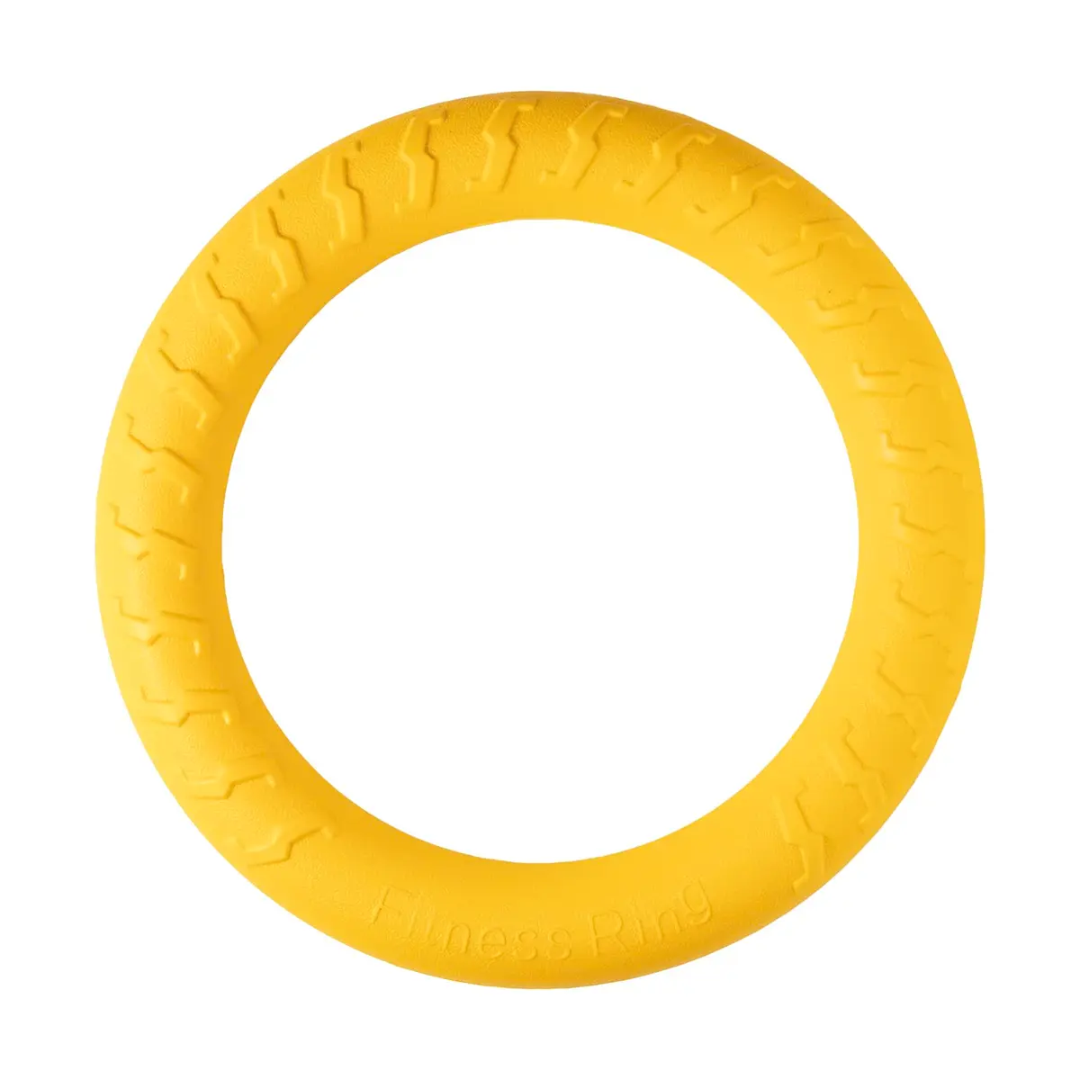 Jambo Pet, Brinquedo, Anel Strong Ring, Ideal Para Cães de Grande Porte, Espuma Expandida, Fácil de Morder e Reduz o Estresse, Resistente, Diversas Cores (Amarelo) - 1