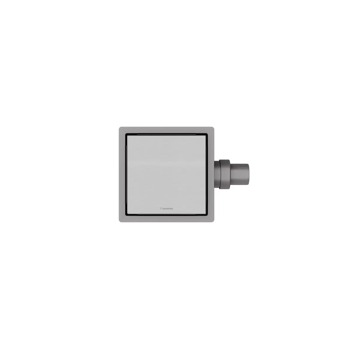 Ralo Neo Square Tramontina em Aço Inox 15 x 15 cm
