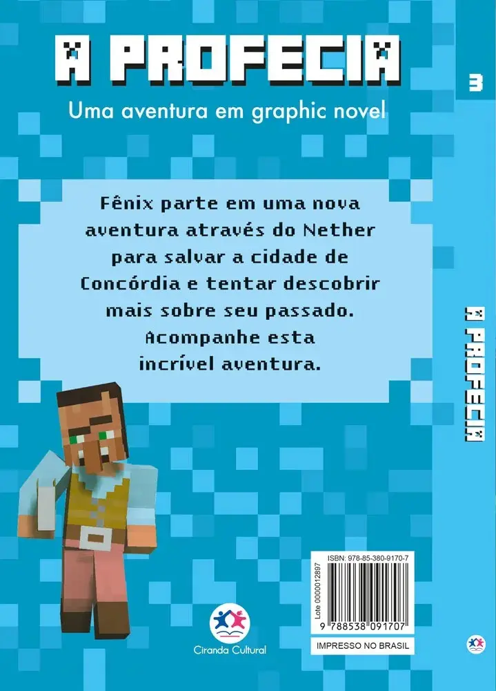 Minecraft - A Profecia - Livro 3 - Ciranda Cultural - Capa Mole thumbnail 2