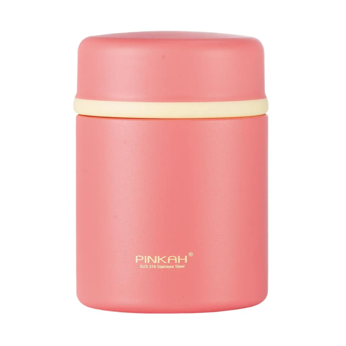 Pinkah Pote Térmico para Alimentos, 440ml, Aço Inoxidável 304