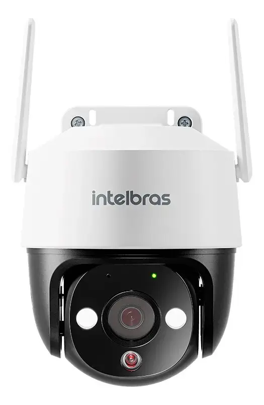 Câmera Inteligente Im7 + 3mp De Resolução Branca Intelbras