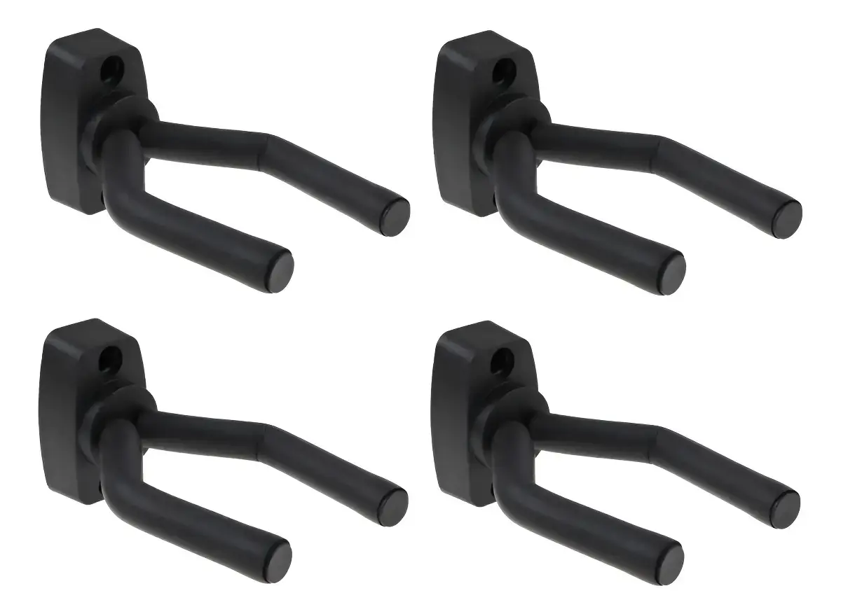 Kit 4 Suportes de Parede Don Caprini para Violão Guitarra Baixo Ukulele