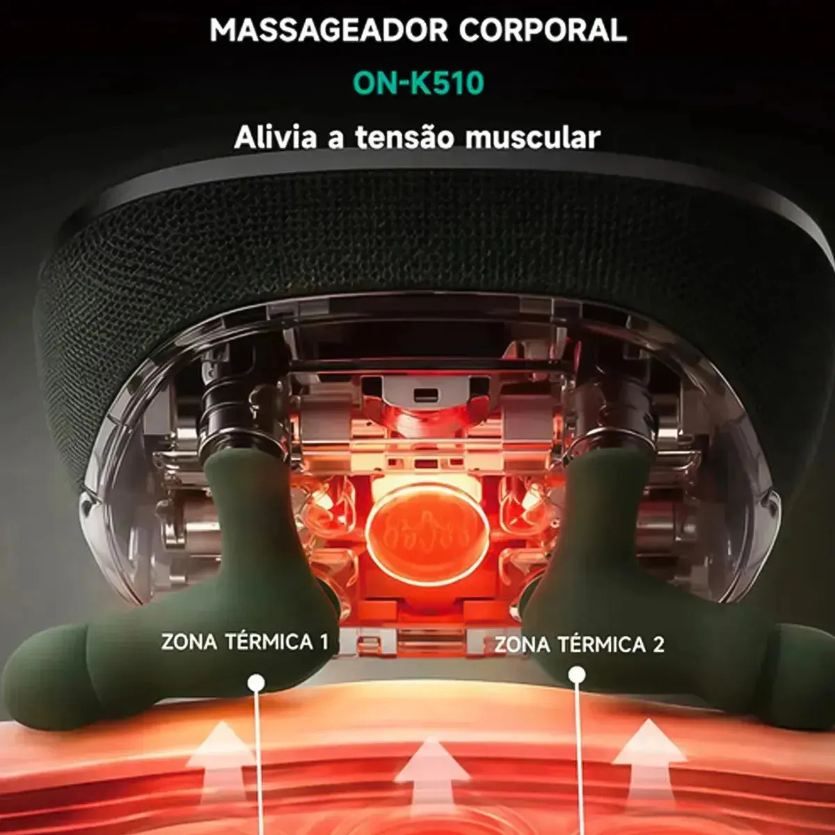 Massageador Pescoço Ombros Lombar Aquecimento 3d Mãozinha thumbnail 10