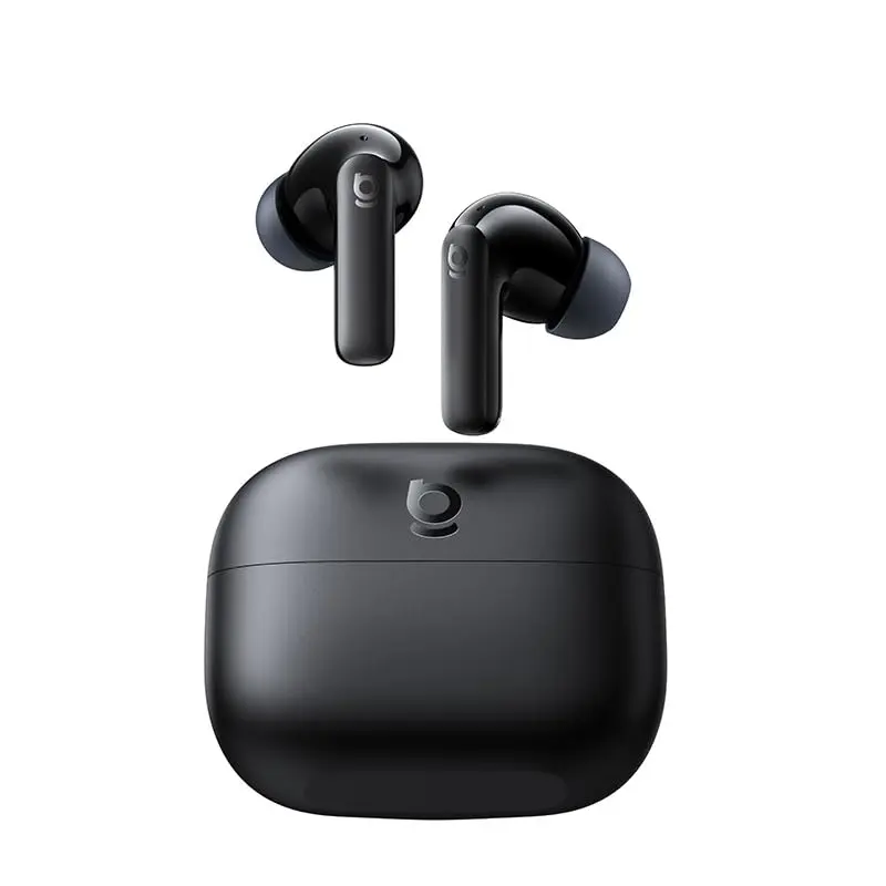 Fone De Ouvido Sem Fio Baseus BP1 NC ANC Bluetooth 6.0 55h Bateria Portátil IP55 Resistente Suor e Poeira (Preto)
