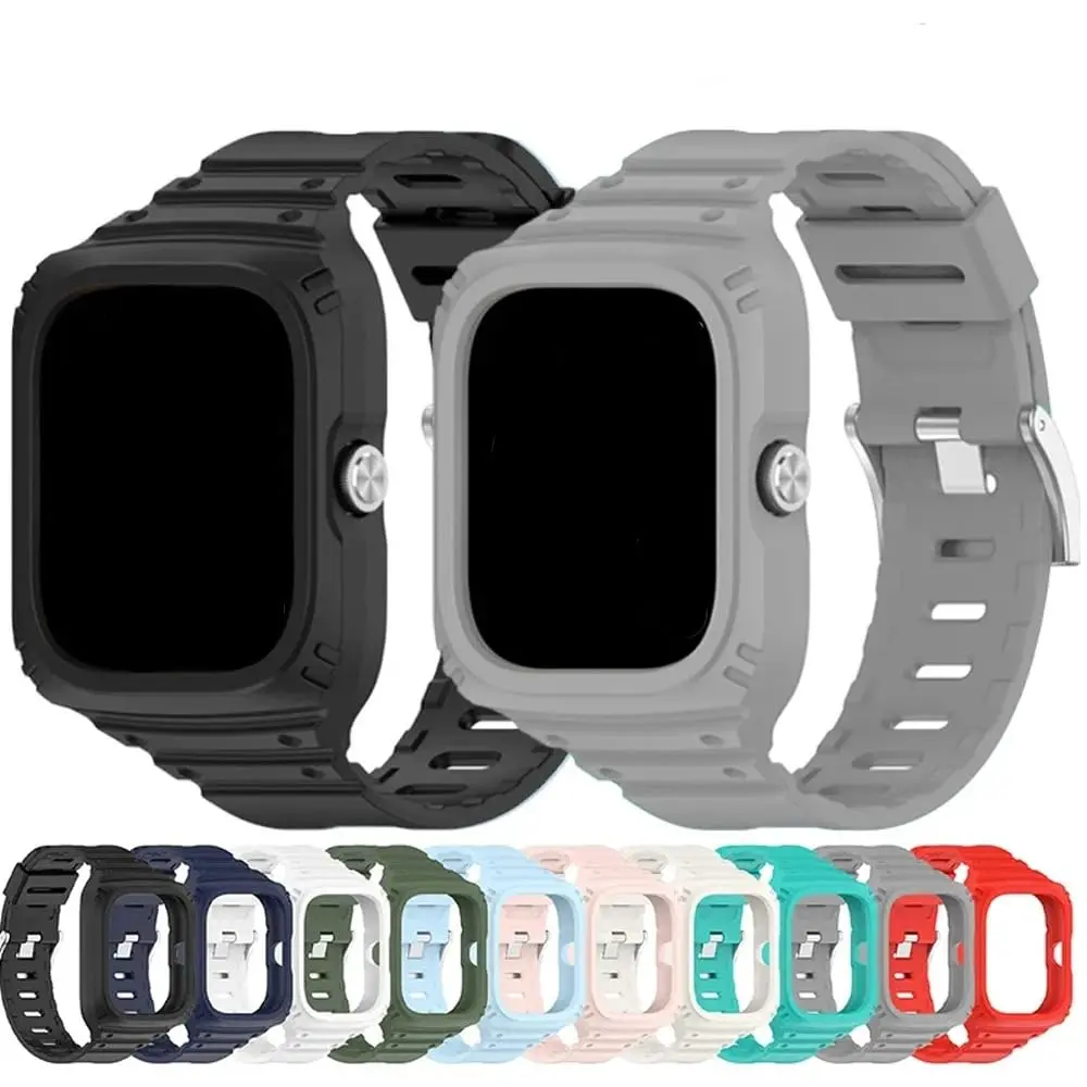 Pulseira de Silicone para Redmi Watch 4, Kit 2-em-1 Premium, cinto de substituição