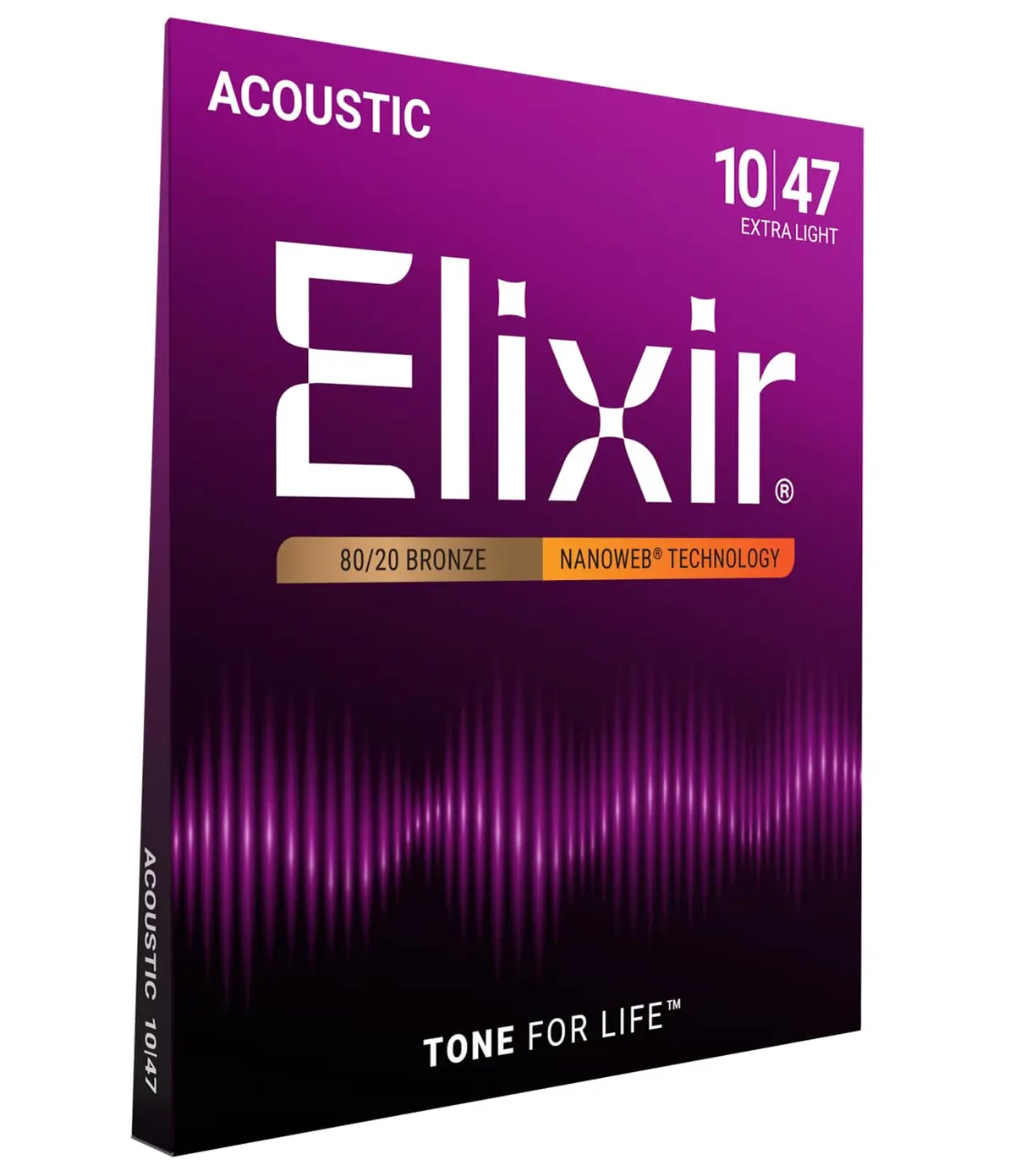 Cordas Elixir Acoustic Bronze, Extra Light (.010-.047) - 1