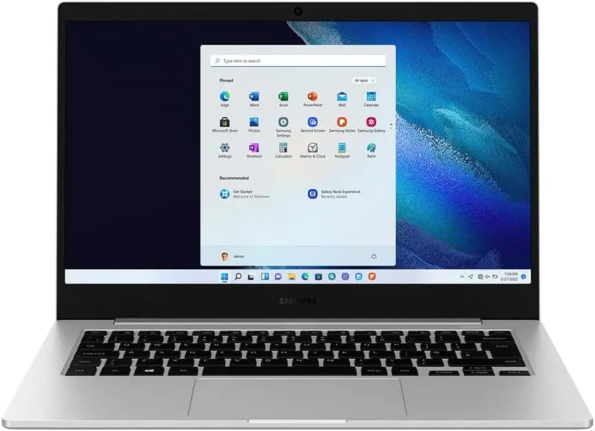 Notebook Samsung Galaxy Book Go, Windows 11 Home, 4GB, 128GB UFS, 14'' Full HD LED, 1.38kg - 1