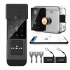 ([Com cashback R$296] DO BRASIL) Fechadura Eletrônica Inteligente Intelar X6 Wifi com Impressão Digital Tuya - 1