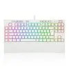 Teclado Mecanico Gamer Redragon Broadsword Pro, RGB, ABNT, Switch Marrom, Branco, K588W-RGB-PRO-PT-BROWN - 1