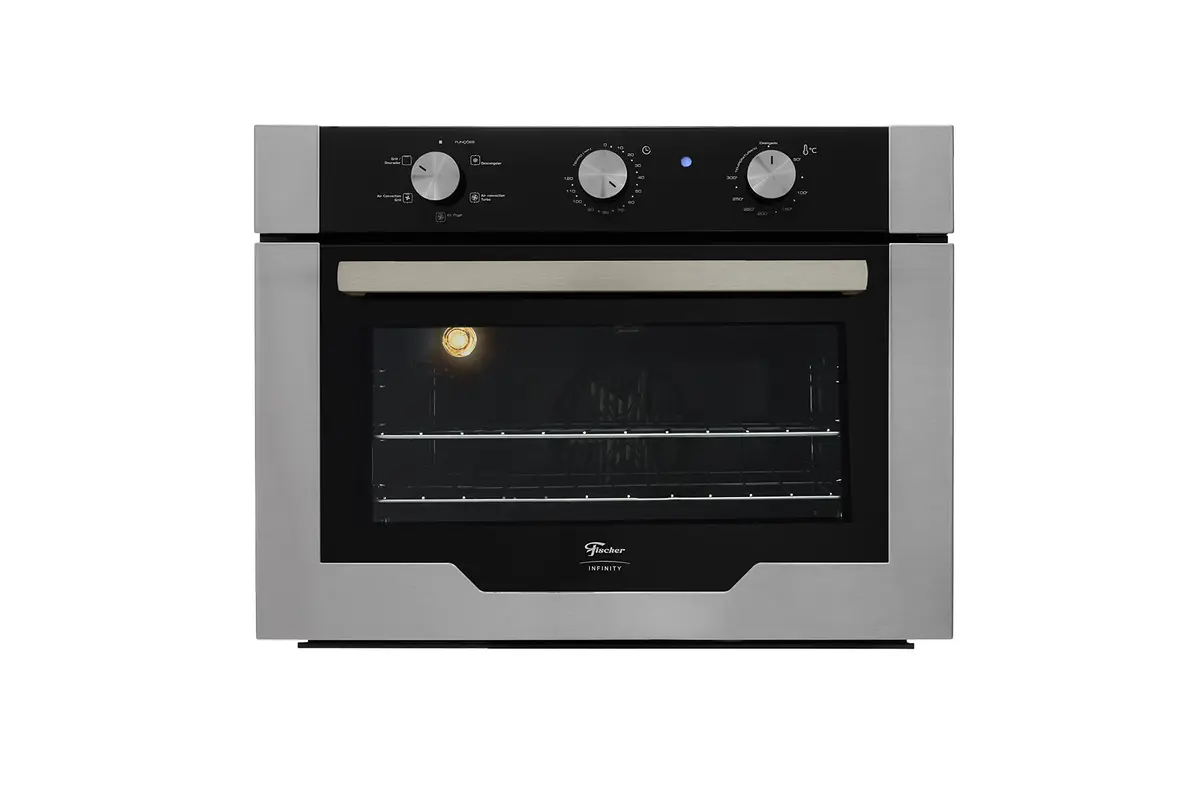 Fischer Forno Elétrico Embutir Infinity 50L com Air Fryer Inox 127V