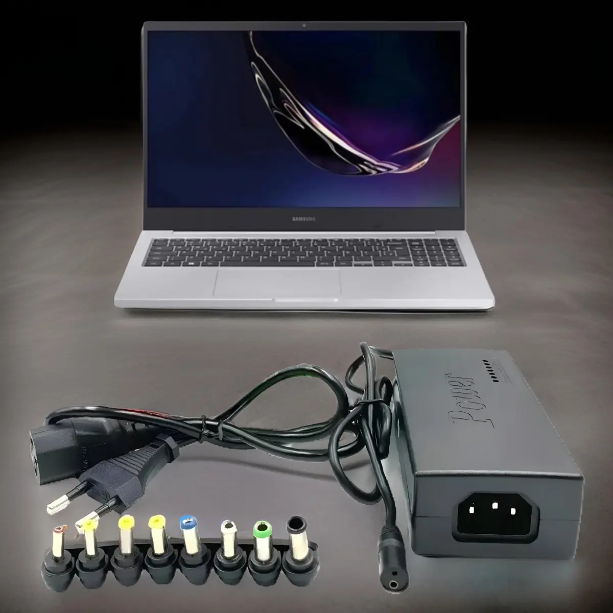 Carregador Premium Universal 120W, Notebook, 9 Adaptadores, VARENZIA | Para Laptop, TV, Monitor E LED, Bivolt 110/220V, 9 Adaptadores, Multi Conectores