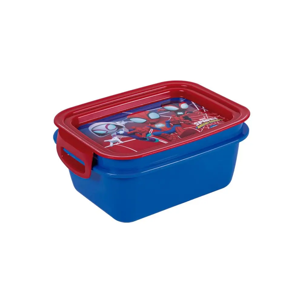 Plasútil Pote Marmita Hermética de Plástico com Travas Spidey 630 ml