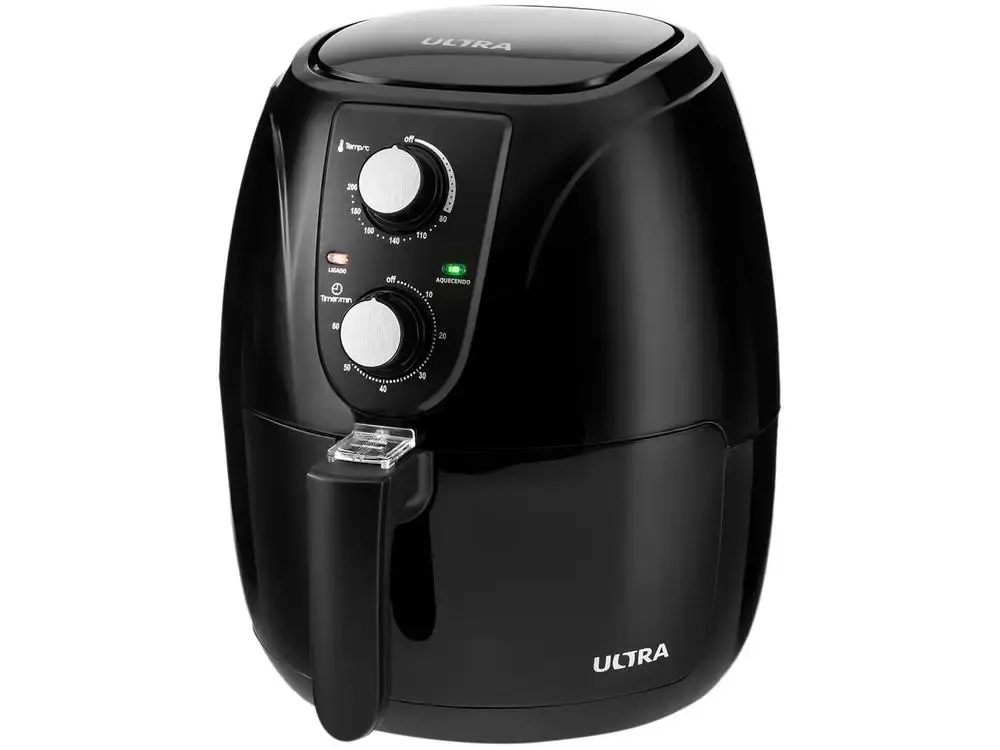 Fritadeira Elétrica sem Óleo/Air Fryer Ultra AF-UT-01 Preta com Timer 3,2L - 110V - 1