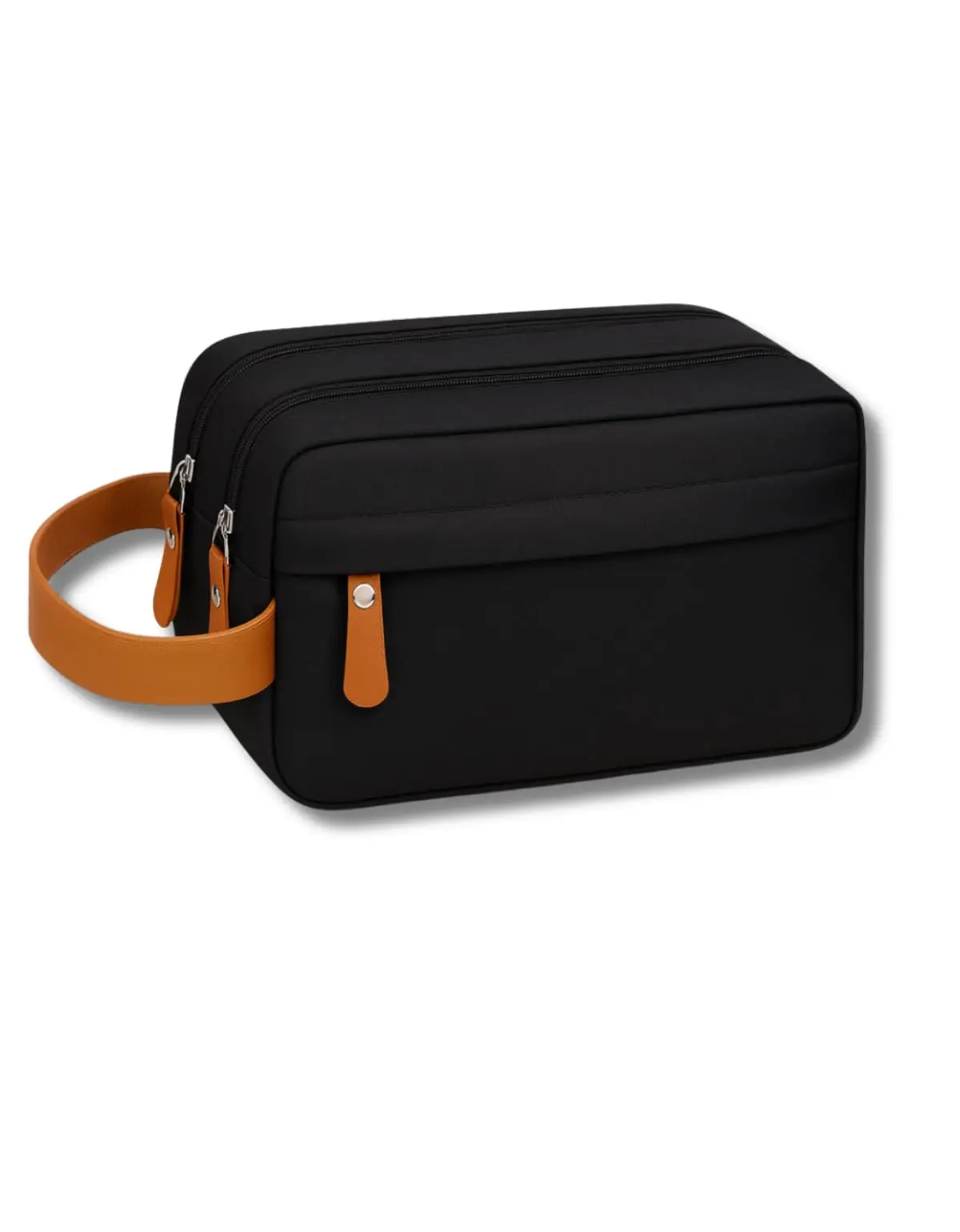 Necessaire Organizador Masculino Feminino Viagem Trabalho Impermeável Unissex Estojo (PRETO)