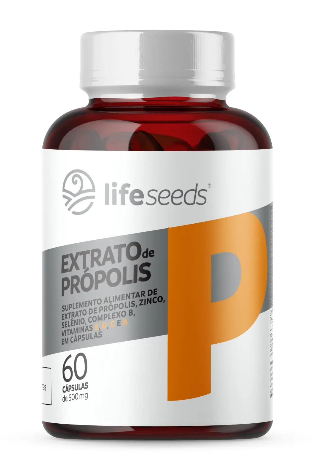 Extrato de Própolis em Cápsulas 650mg + Vit D3 2000ui + Vit Complexo B + Vit E, C, A, Selênio E Zinco - 60 Cápsulas