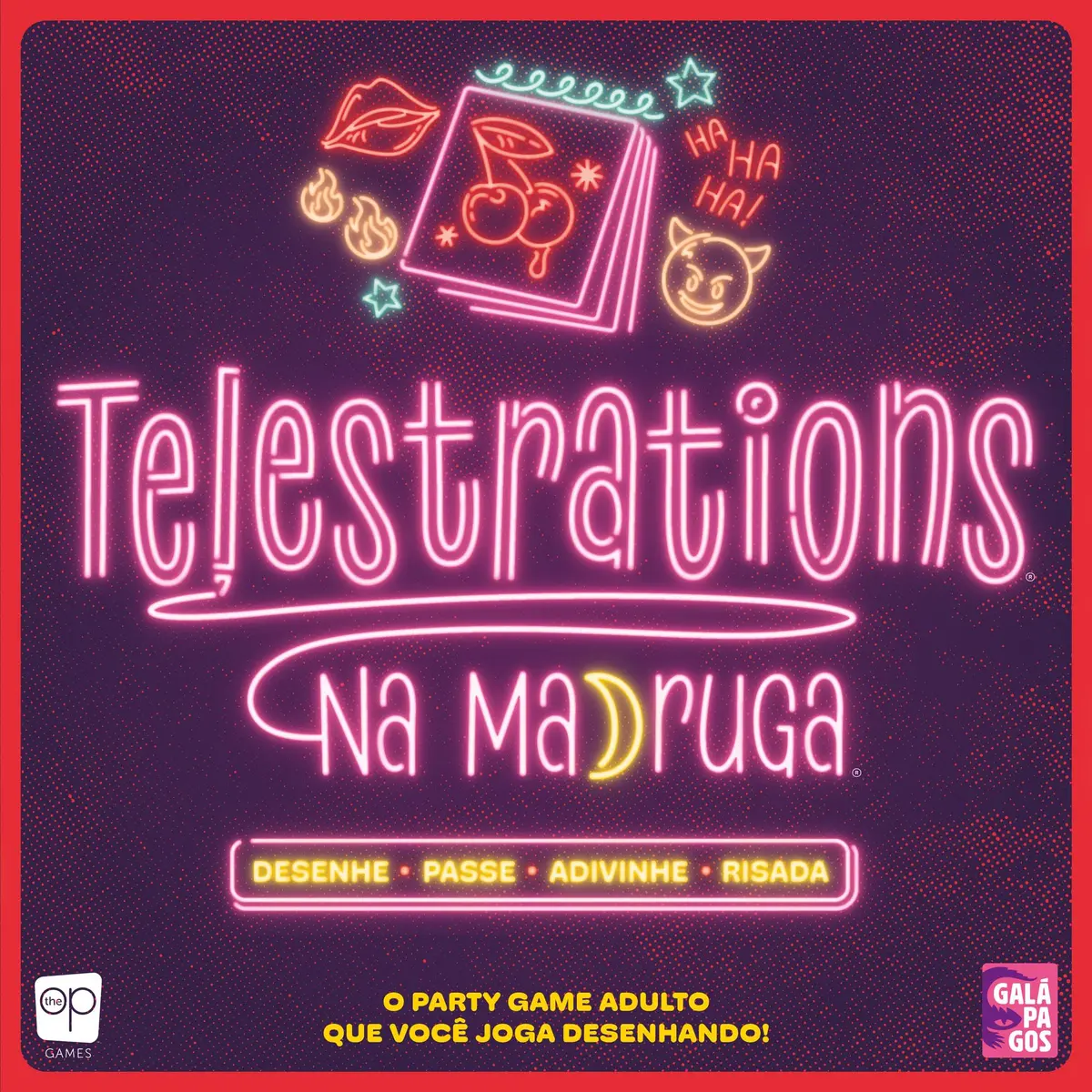Asmodee, Telestrations: Na Madruga, Jogo de cartas, 4 a 8 Jogadores | a partir de 10 anos, Partidas de até 30 min - 1