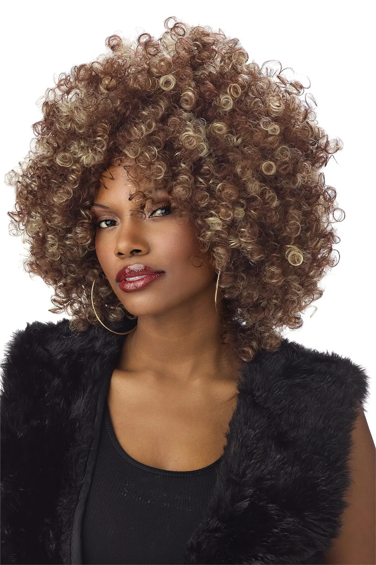 California Costumes – Peruca feminina Foxy Fro