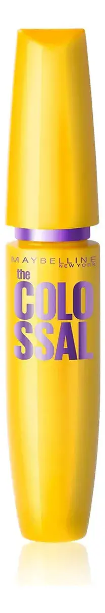 Máscara de Cílios Lavável, Longa Duração, 9x Mais Volume e Definição, Não Empelota, Cor Preto, The Colossal Volum' Express Maybelline NY, 8ml