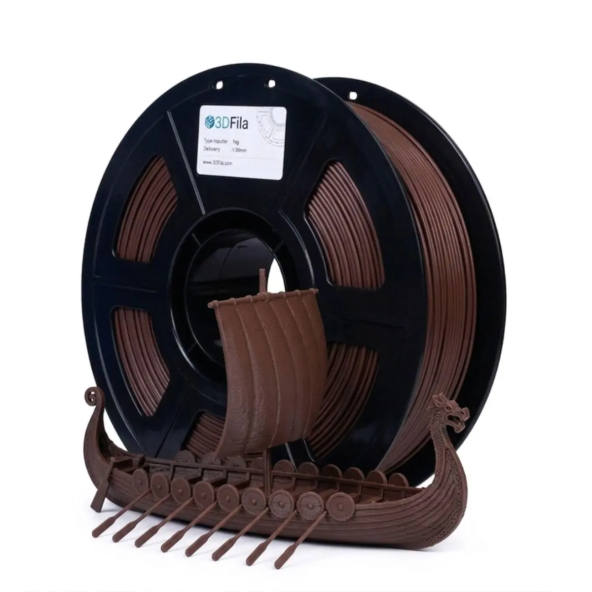 Filamento PLA Madeira para Impressora 3D 1,0kg 1,75mm (Jacarandá/Rosewood)