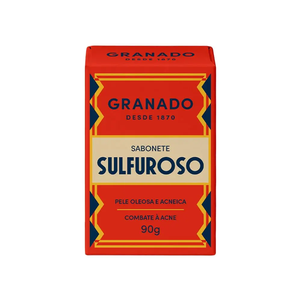 Granado Sabonete Tratamento, Sulfuroso, 90g, 12 unidades - 1