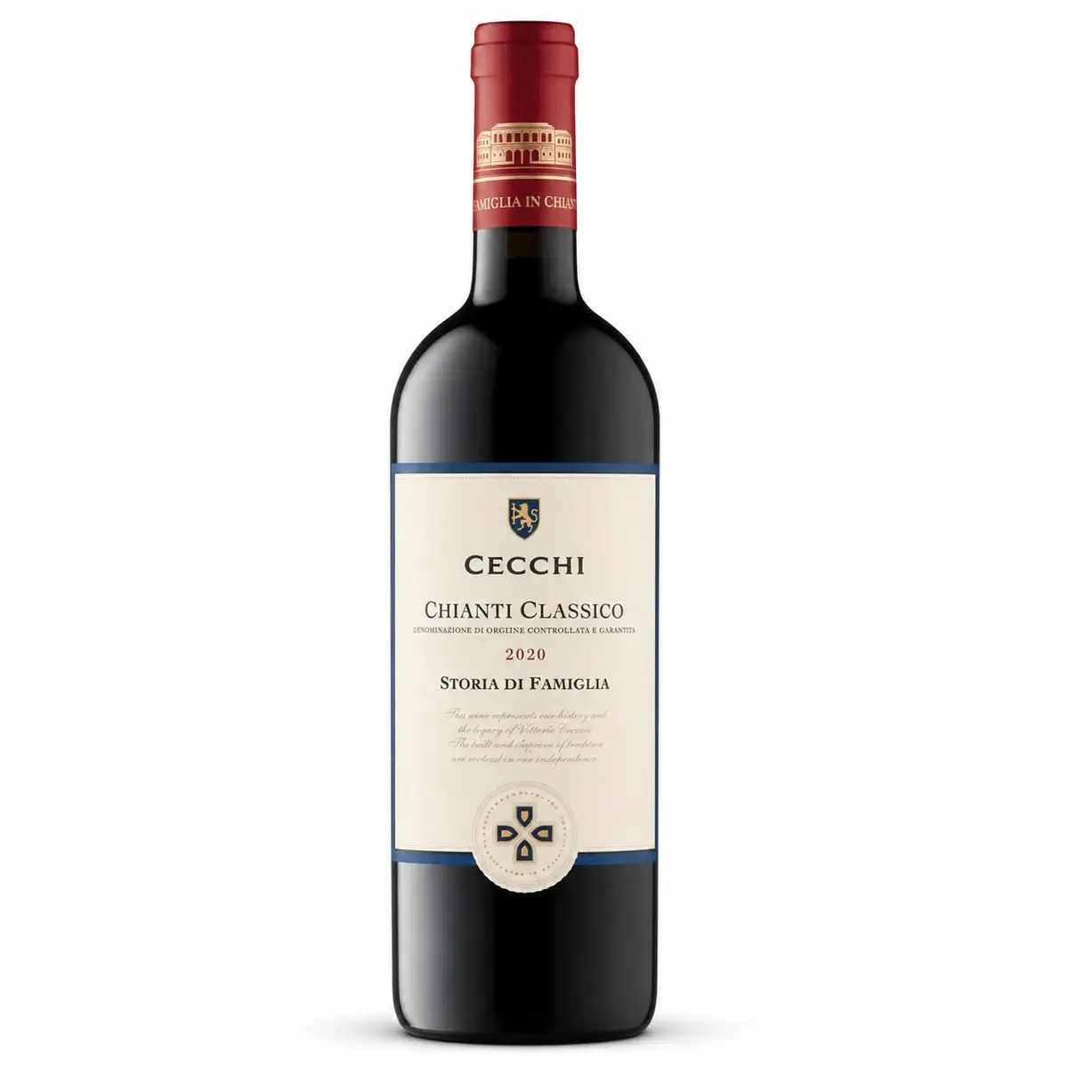 Vinho Tinto Italiano Chianti Classico DOCG Storia di Famiglia Cecchi 750ml | Vinho Tinto Italiano Chianti, DOCG , Uva Sangiovese, Classico italiano