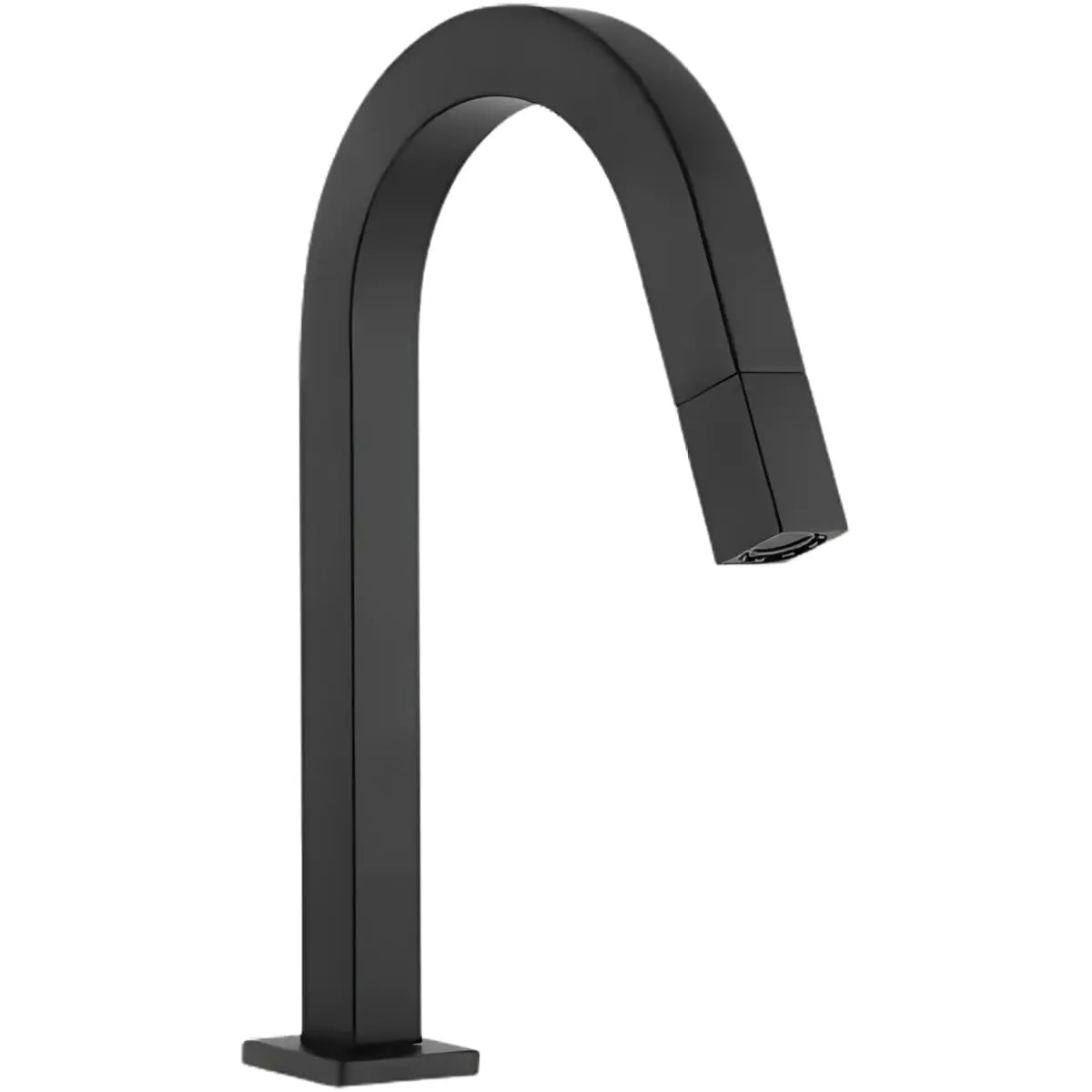 Torneira Banheiro Luxo Quadrada ¼ de Volta Preto Fosco Bancada Pia Banheiro Alto Padrão