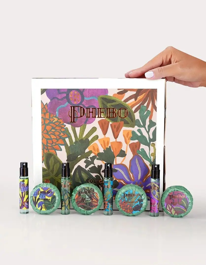 Phebo Kit de Experimentação Eau de Toilette & Sabonetes Aromáticos | A linha Aromáticos destila o frescor vivo das plantas e ervas em combinações que exalam rusticidade e naturalidade.